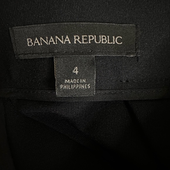 Banana Republic Faux Leather Hem Full Skirt - Picture 5 of 6